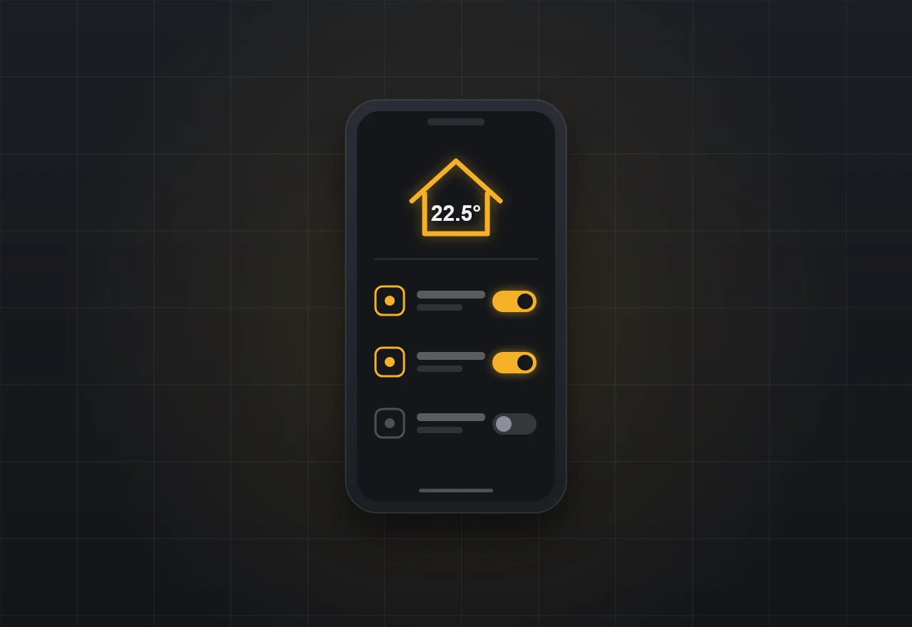 Sistem smart home instalat în Sibiu — hub de automatizare UP-GRID